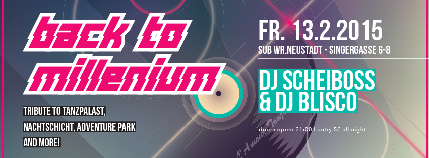 NOKAIN&KUTTEN präsentiert: Back to Millenium – 13.2.15