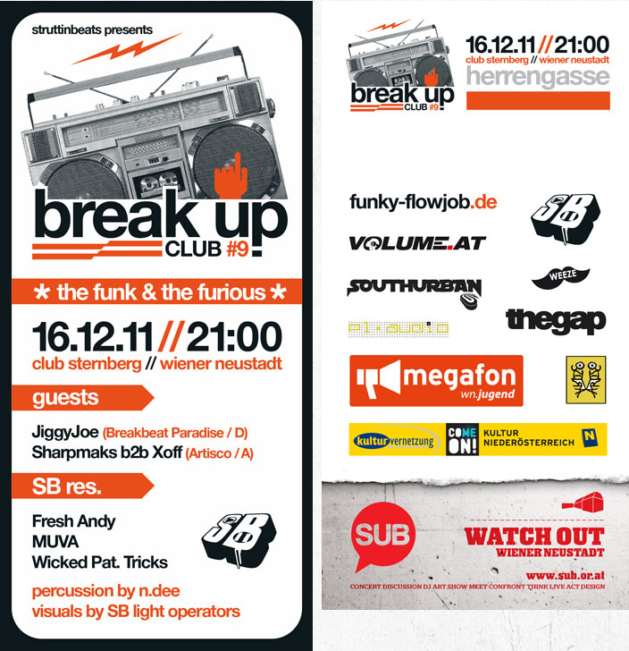 Break Up Club 9 – Club Sternberg – 16.12.11