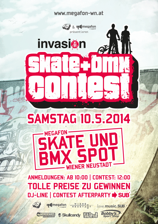 Megafon Skate- und BMX Contest Afterparty – 10.5.14