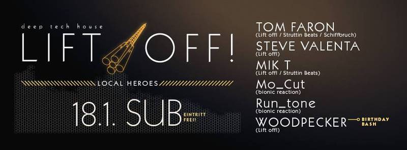 StruttinBeats presents: LIFT OFF #local heroes – 18.1.14