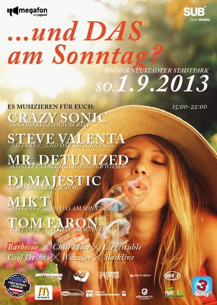 …und DAS am Sonntag? Part II – 8.9.13