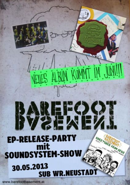 Barefoot Basement EP Release Party – 30.5.13