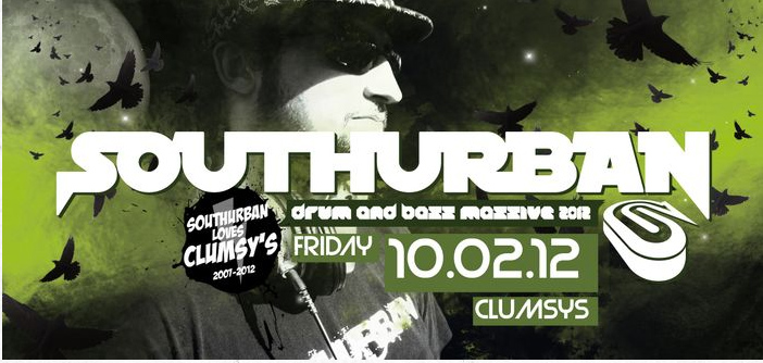 Southurban Drum n Bass Night – Clumsys – 10.2.12
