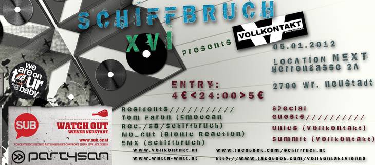 Schiffbruch XVI – Next Bar – 5.1.12