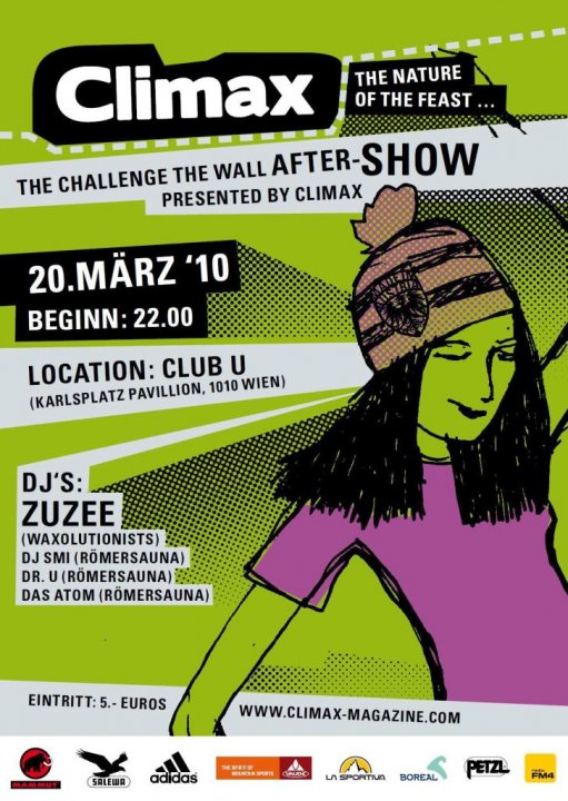 Climax – Challenge the wall Aftershow @ Club U – 20.3.10
