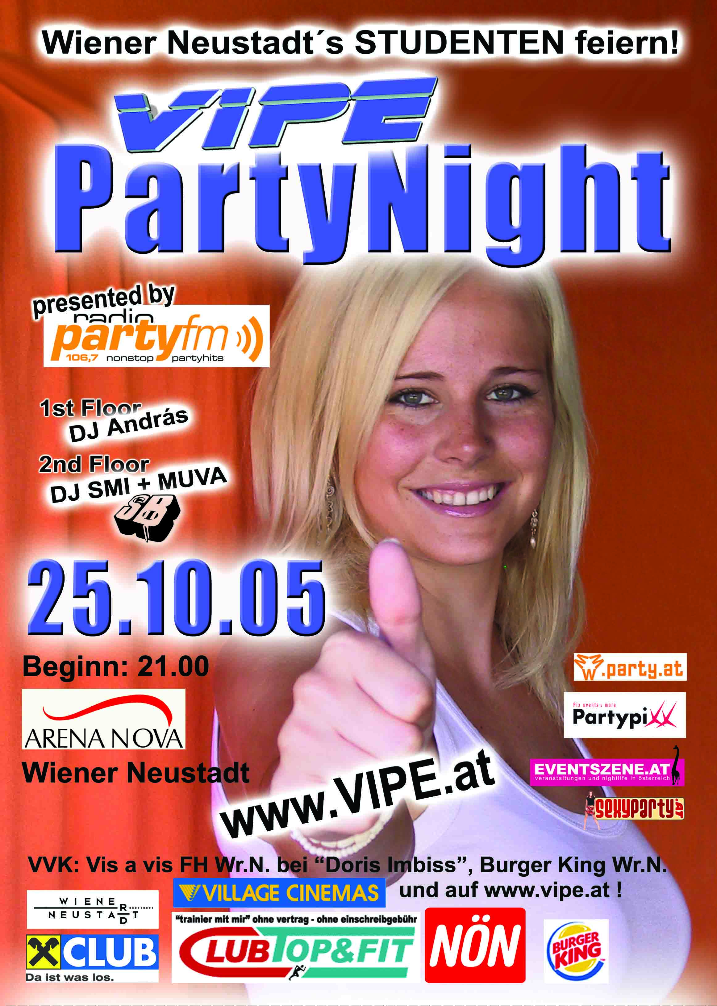 VIPE Partynight – 25.10.05