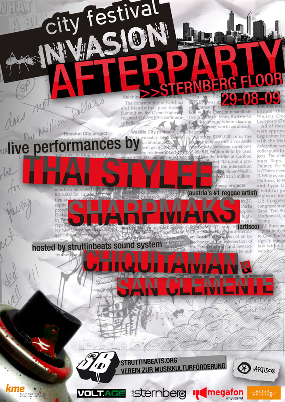 City Invasion 2009 Afterparty – 29.8.09