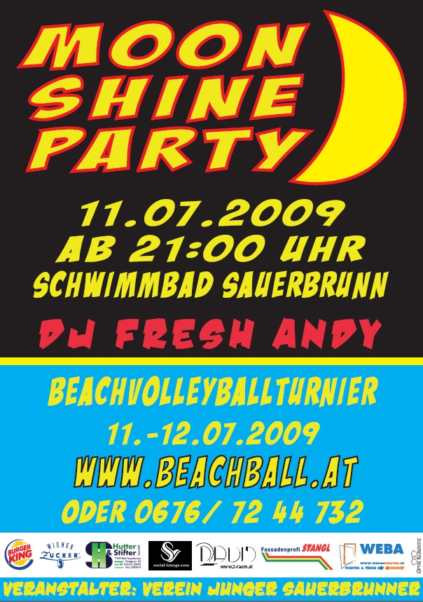 Moonshineparty Sauerbrunn – 11.7.09