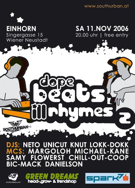Dope Beats Ill Rhymes 2 – 11.11.06