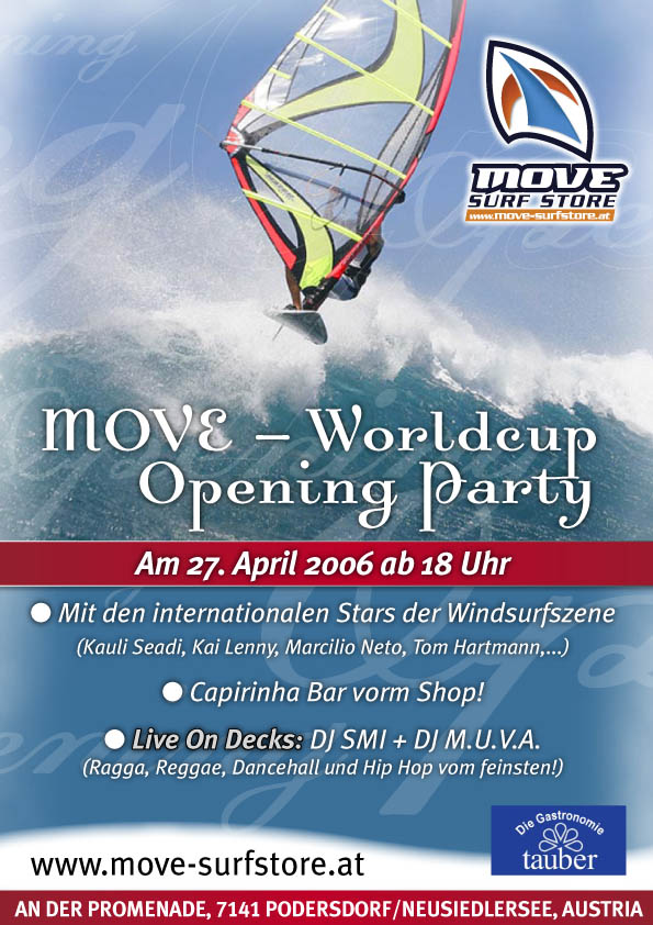 Surf WorldCup Neusiedl – MOVE Party – 6.5.06