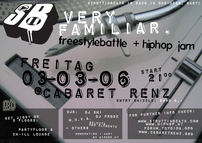 Very Familiar HipHop Jam – 3.3.06