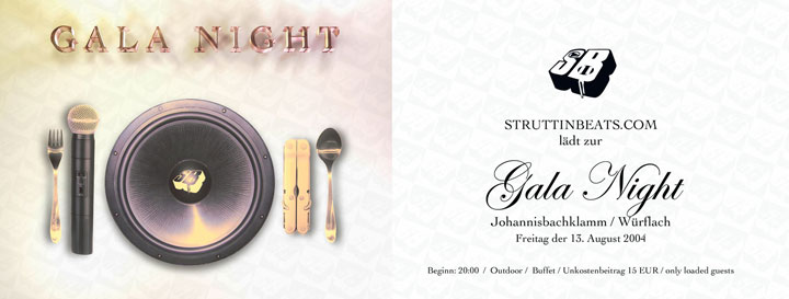 StruttinBeats GalaNight – 13.8.04